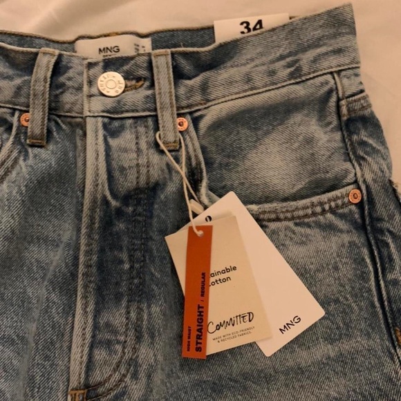 mgm denim straight leg ripped jeans - Picture 4 of 4